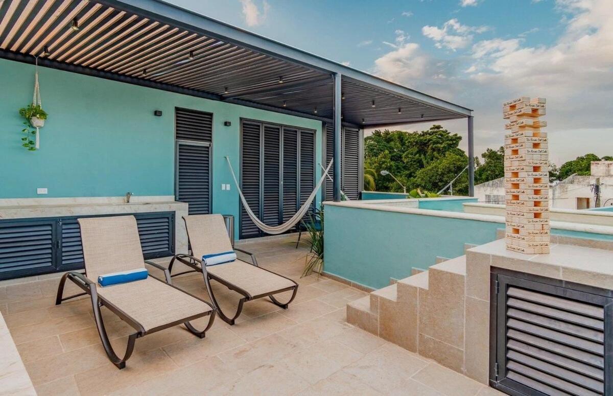 Rincon Del Cielo Rooftop With Glass Walled Pool Merida Ngoại thất bức ảnh